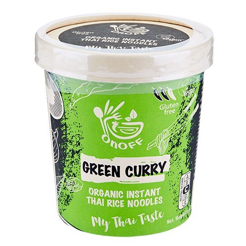 Instant Nudelsuppe Grøn Karry økologisk   75 Gram