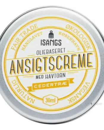 Isangs Ansigtscreme Med Havtorn  Cedertræ  30 Ml