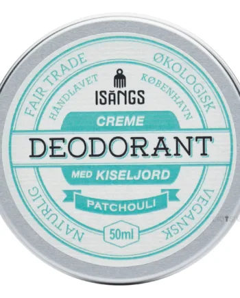 Isangs Creme Deodorant Med Kiseljord  Patchouli  50 Ml