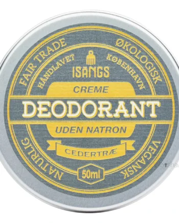 Isangs Creme Deodorant Uden Natron  Cedertræ  50 Ml