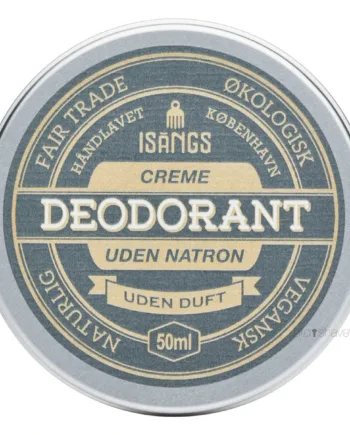 Isangs Creme Deodorant Uden Natron  Uden Duft  50 Ml