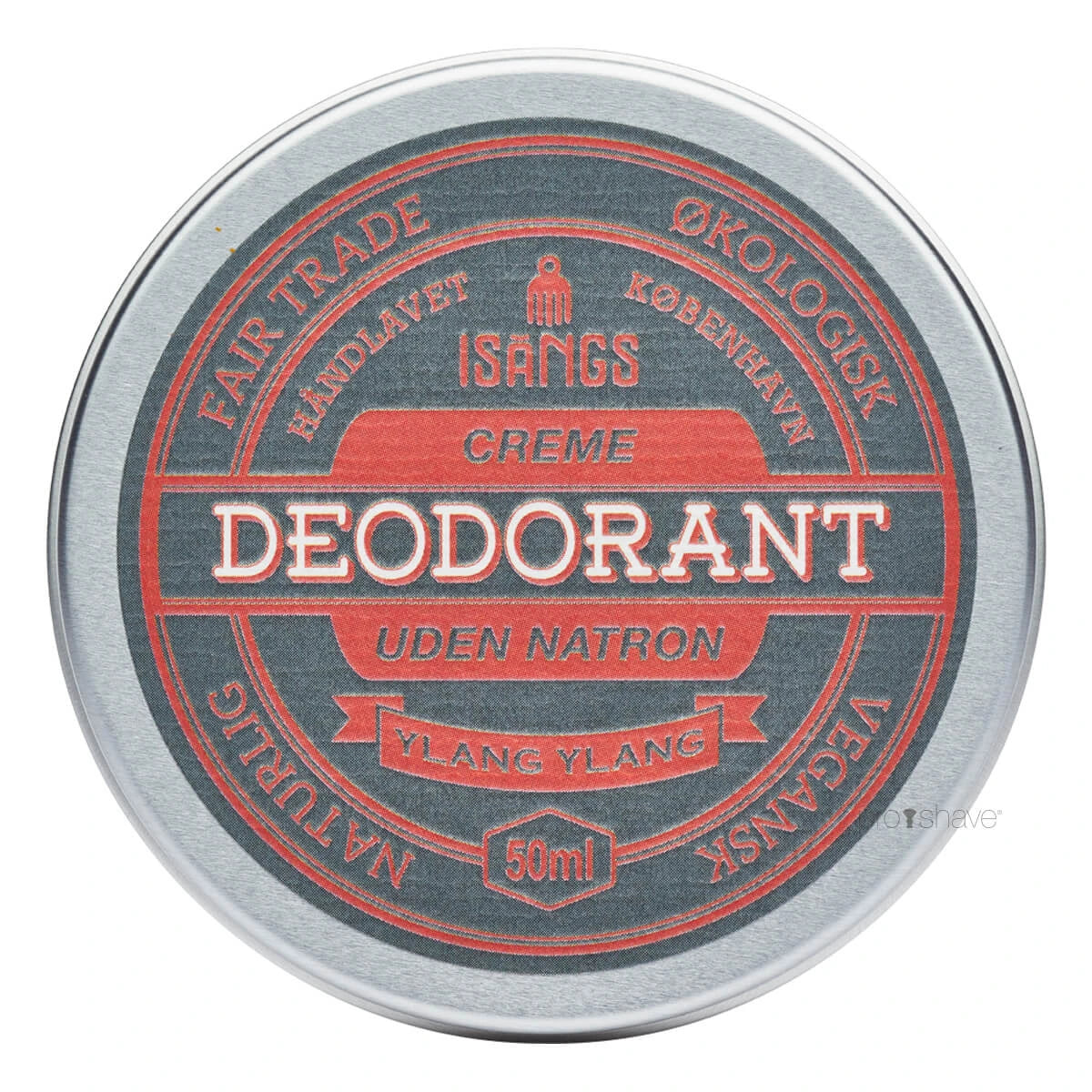 Isangs Creme Deodorant Uden Natron Ylang Ylang 50 Ml