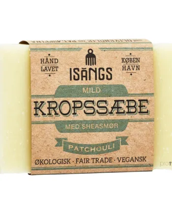Isangs Mild Kropssæbe Med Sheasmør  Patchouli  90 Gr
