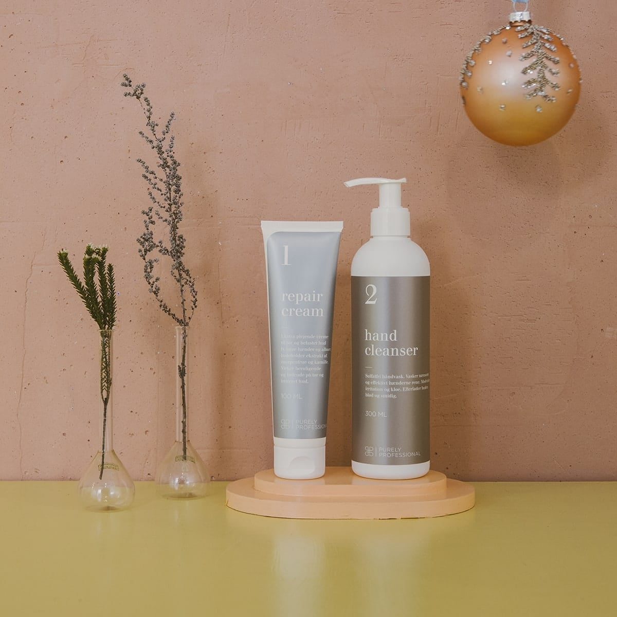 Purely Professional Værtindegave   Hand Cleanser Og Repair Cream