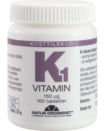 K1 Vitamin 150 Ug   100 Tabletter
