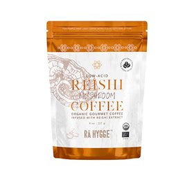 Rå Hygge Kaffe M Reishi Svampeekstrakt Hele Bønner ø Bull 227 G X