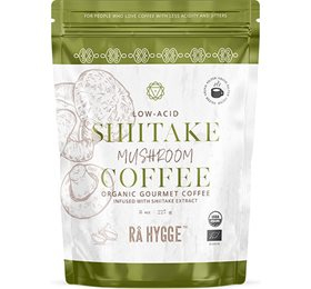 Rå Hygge Kaffe M  Shiitake Svampeekstrakt  Filtermalet ø  Bull  227 G     X