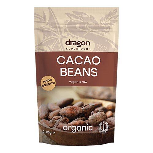 Dragon Superfoods Kakao Bønner ø   Dragon Superfoods  200g