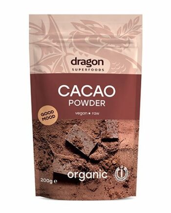 Kakaopulver økologisk   Dragon Foods   200 Gram