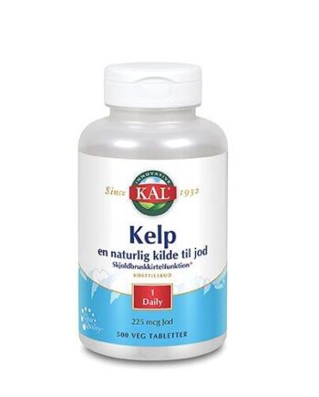 Kelp Indeh  225 Mcg Jod Fra Kelpplanten   500 Tabletter