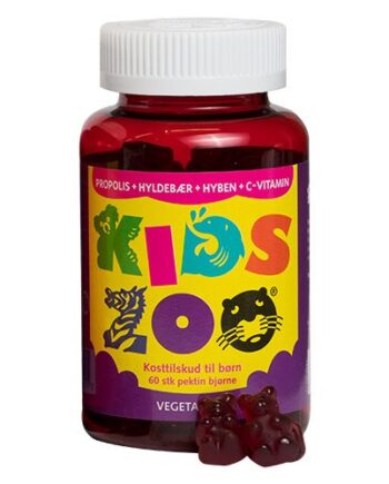 Kids Zoo Propolis M Hyld Hyben C Vit 60 Stk