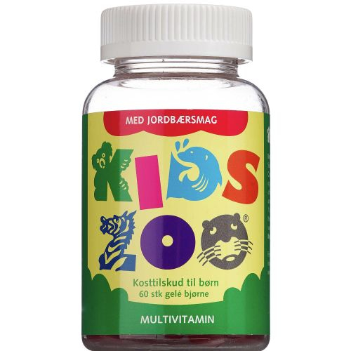 Kids Zoo Multivitamin Jordbærsmag 60 Stk