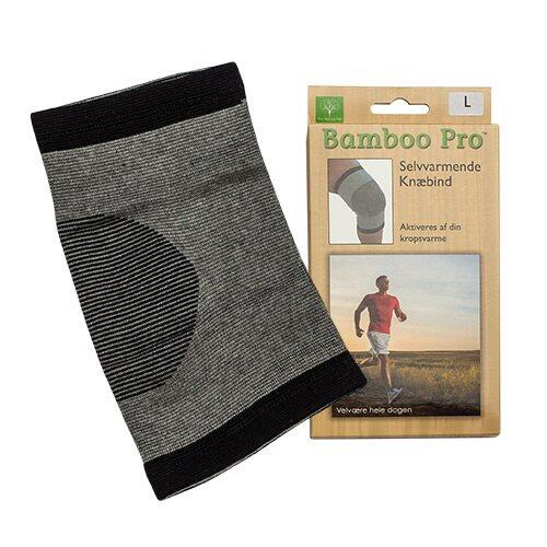 Bamboo Pro Knæbind  Str  L Selvvarmende 1stk