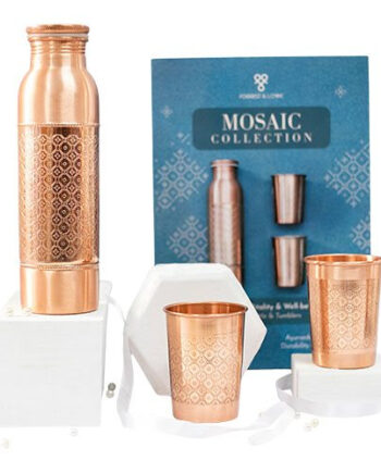 Kobber Gavesæt Mosaic  1x900ml 2x300ml