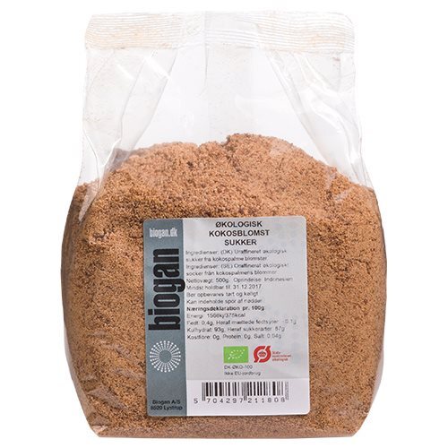 Kokosblomst Sukker økologisk   500 Gram