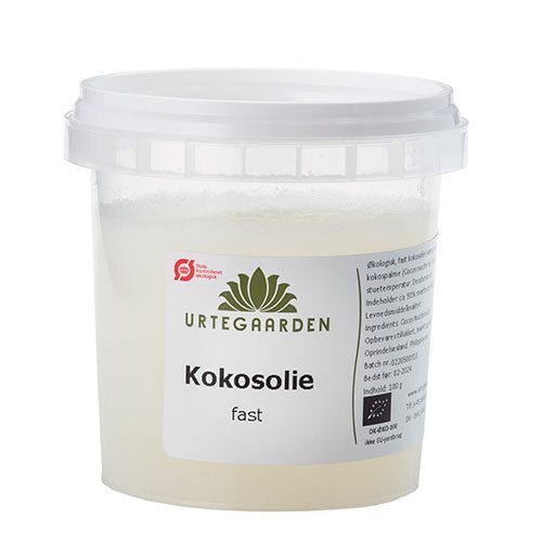 Urtegaarden Kokosolie  Fast ø  100g