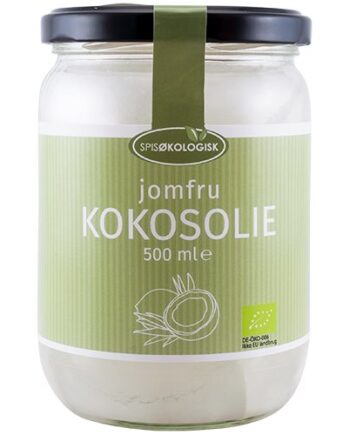 Kokosolie Koldpresset Extra Jomfru ø Spis økologisk   500 Ml