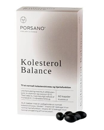 Porsano Kolesterol Balance   60 Kapsler