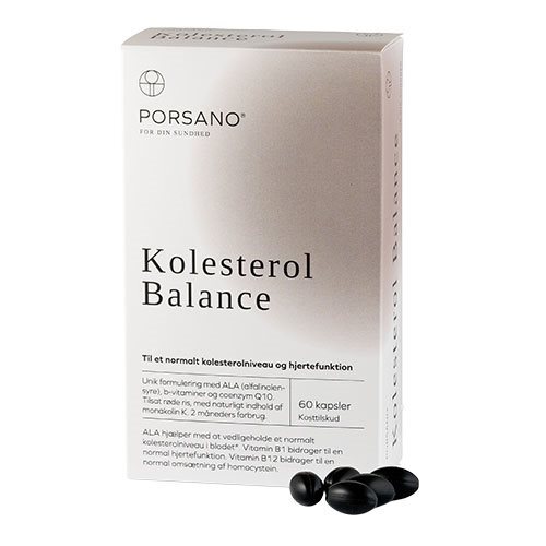 Porsano Kolesterol Balance   60 Kapsler