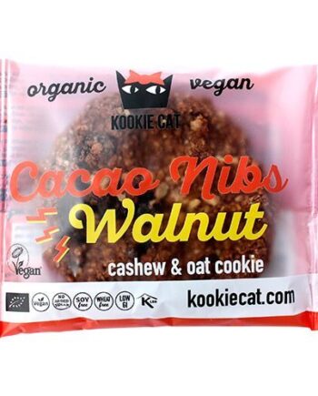 Kookie Cat Cacao Nibs Walnut økologisk   50 Gram