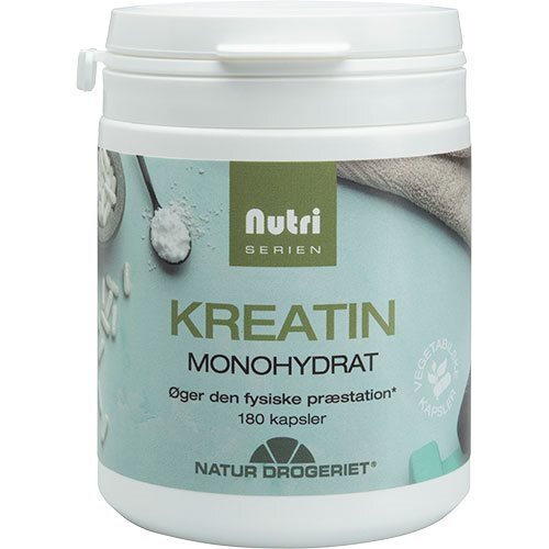 Kreatin Monohydrat Kapsler   180 Kapsler