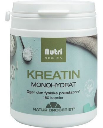 Nutri Serien Kreatin Monohydrat Kapsler  180kap