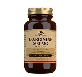 Solgar L Arginin 500mg   50 Kapsler