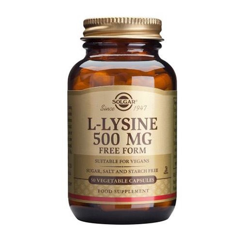 Solgar L Lysin Aminosyre 500 Mg  50kap