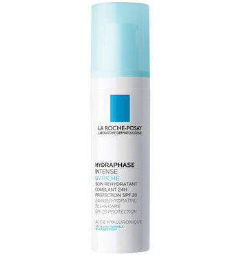 La Roche Posay Hydraphase Uv Intense Riche Beskyttende Fugtighedscreme Flakon M  Pumpe 50 Ml