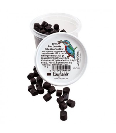 Kingfischer Ren Lakrids 75 Gr