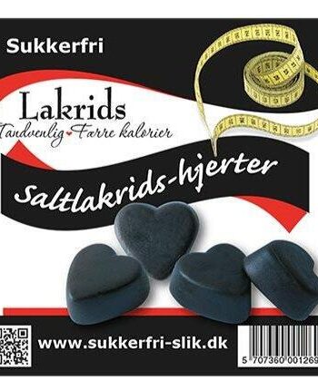 Lakridshjerter  Saltede  Sukkerfri  90g