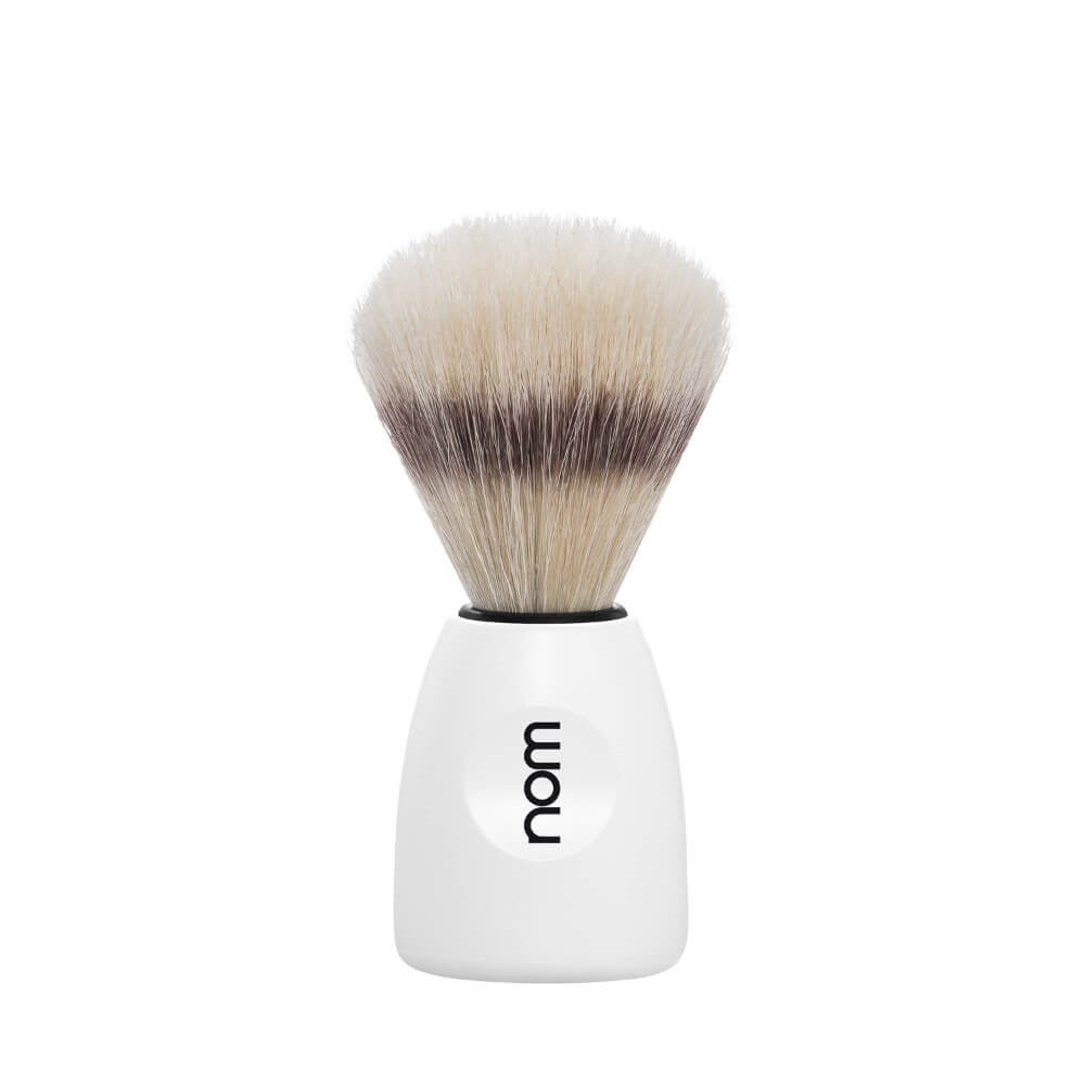 Nom Shaving Barberkost  Lasse  Natural Bristle  White