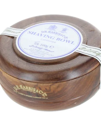 D R  Harris   Co  Ltd Lavendel Barbersæbe I Mahogni Træskål  100 Gr