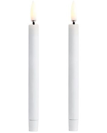 Led Mini Taper Candle  White  2 Pack  1 3x13 8 Cm