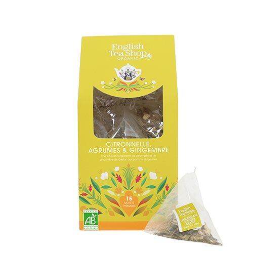 English Tea Shop Lemongrass  Citrus   Ginger Tea økologisk   15 Breve