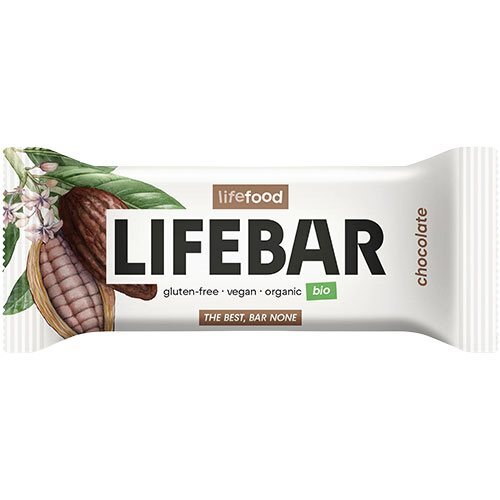 Lifebar Chocolate Raw økologisk   40 Gram