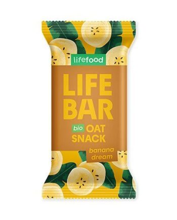 Lifebar Havre Snack Banana Dream økologisk   40 Gram