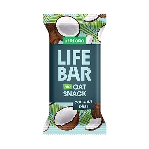Lifebar Havre Snack Coconut Bliss økologisk   40 Gram