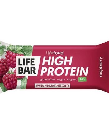 Lifebar Proteinbar Hindbær økoliisk 40 Gram