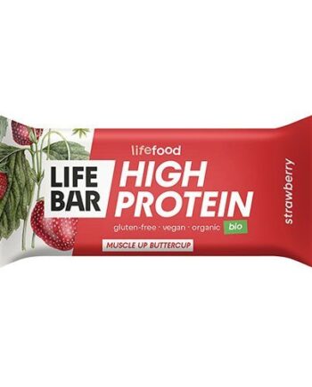 Lifebar Proteinbar M  Jordbær økologisk   40 Gram