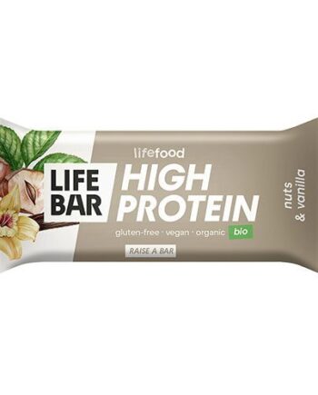Lifebar Proteinbar M  Nødder Og Vanilje økologisk   40 Gram