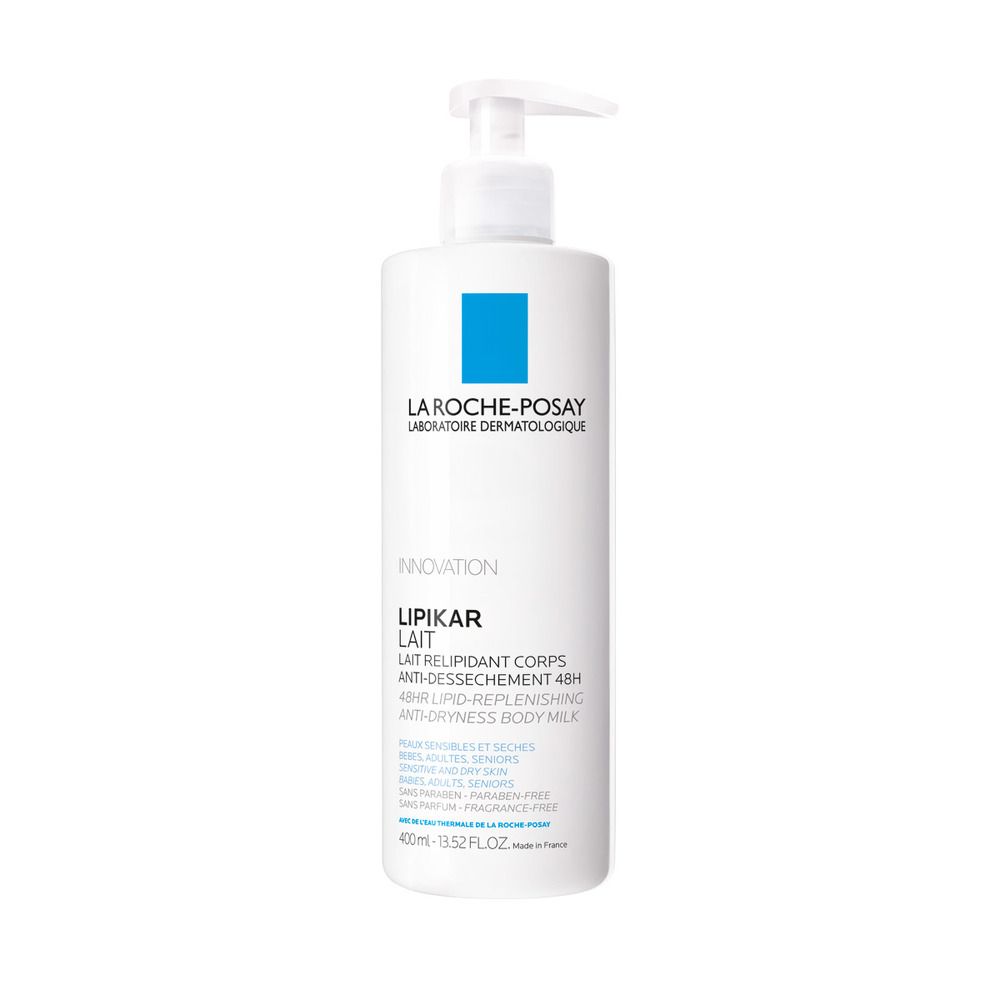 La Roche Posay Lipikar Fluide 400ml   Til Normal Hud Flakon M  Pumpe 400 Ml