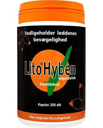 Lito Hyben Vegetabilsk Kapsler 500mg   250 Kapsler