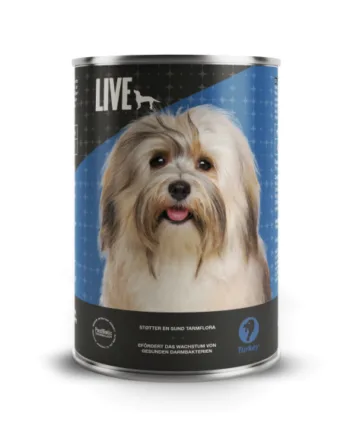 Live Dog Vådfoder Med Kalkun   395 Gram