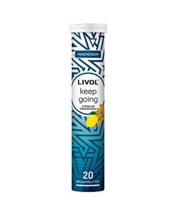 Livol Brusetablet Keep Going M  Citron Og Ingefær   20 Tabletter