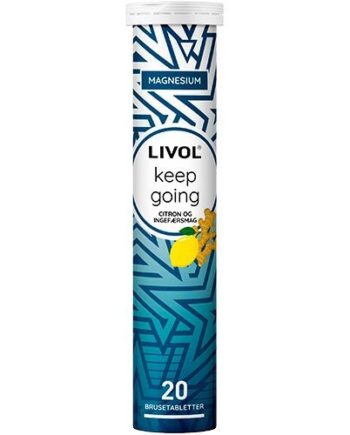 Livol Brusetablet Keep Going M  Citron Og Ingefær  20tab