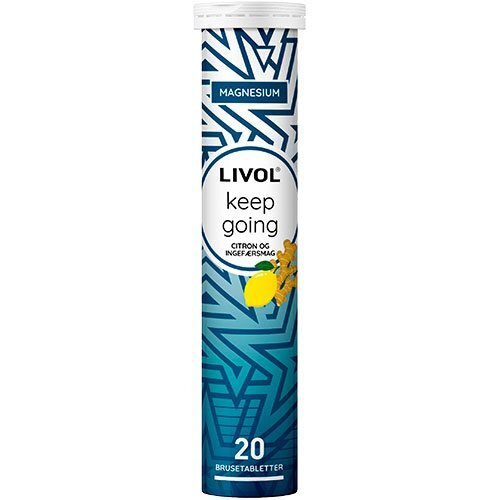 Livol Brusetablet Keep Going M  Citron Og Ingefær  20tab