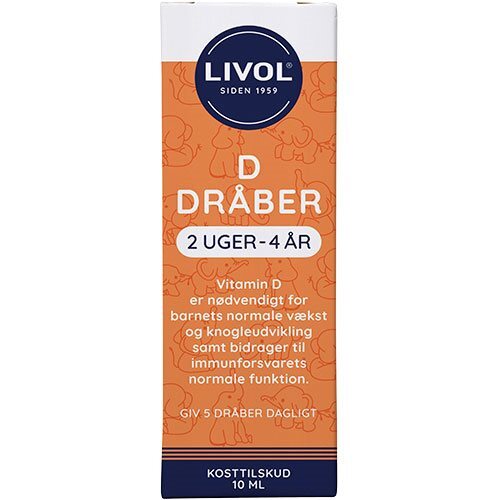 D Dråber Til Børn Livol   10 Ml