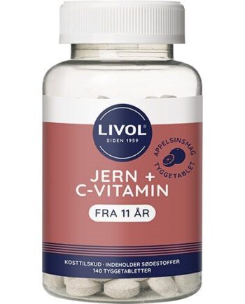Livol Jern   C Vitamin   140 Tabletter