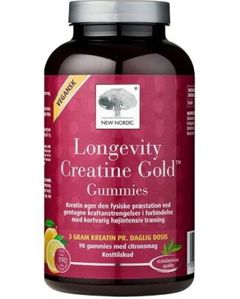 Longevity Creatine Gold Gummies   90 Stk
